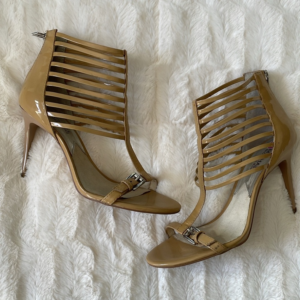 MICHAEL KORS ANKLE CAGE STRAPPY HEELS